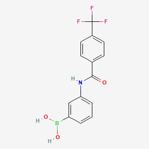 Boronic acid, [3-[[4-(trifluoromethyl)benzoyl]amino]phenyl]-(9CI)