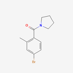 (4-Bromo-2-methyl-phenyl)-pyrrolidin-1-yl-methanone