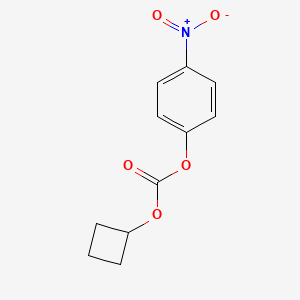 molecular formula C11H11NO5 B3120941 Cyclobutyl 4-nitrophenyl carbonate CAS No. 276697-74-6