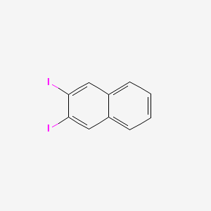 molecular formula C10H6I2 B3120991 2,3-Diiodonaphthalene CAS No. 27715-43-1