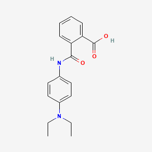 molecular formula C18H20N2O3 B3121034 2-[[4-(Diethylamino)phenyl]carbamoyl]benzoic acid CAS No. 27750-92-1