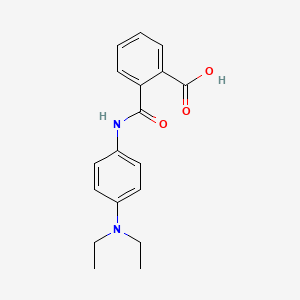 molecular formula C18H20N2O3 B3121034 2-{[4-(Diethylamino)anilino]carbonyl}benzoic acid CAS No. 27750-92-1
