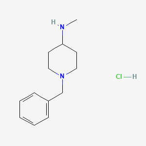 molecular formula C13H21ClN2 B3121036 1-苄基-N-甲基-4-哌啶胺盐酸盐 CAS No. 277745-24-1