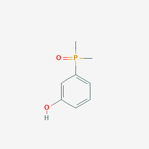 molecular formula C8H11O2P B3121094 (3-羟基苯基)二甲基膦氧化物 CAS No. 27947-42-8