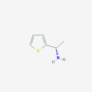 molecular formula C6H9NS B3121101 1-（噻吩-2-基）乙胺 CAS No. 27948-34-1