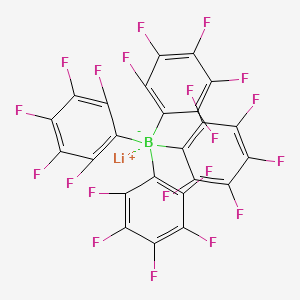 molecular formula C24BF20Li B3121113 Lithium tetrakis(pentafluorophenyl)borate CAS No. 2797-28-6