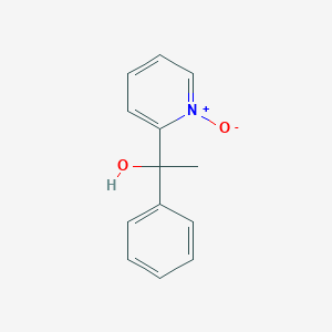 molecular formula C13H13NO2 B031212 1-(1-氧化吡啶-1-鎓-2-基)-1-苯基乙醇 CAS No. 100393-43-9