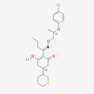 molecular formula C24H31ClLiNO4S B3121241 Profoxydim lithium salt CAS No. 281664-76-4