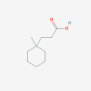 molecular formula C10H18O2 B3121271 3-(1-Methylcyclohexyl)propanoic acid CAS No. 28239-31-8