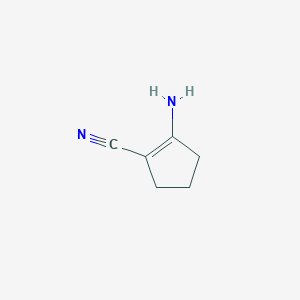 2-Amino-1-cyclopentene-1-carbonitrile