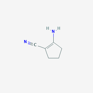 molecular formula C6H8N2 B031213 2-Amino-1-cyclopentene-1-carbonitrile CAS No. 2941-23-3