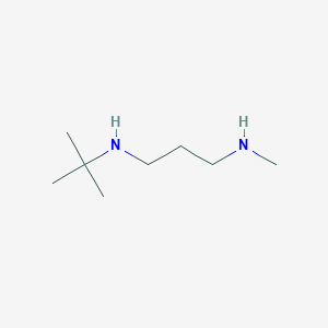 molecular formula C8H20N2 B3121316 N1-(tert-Butyl)-N3-methyl-1,3-propanediamine CAS No. 28286-18-2