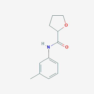 molecular formula C12H15NO2 B312132 N-(3-methylphenyl)oxolane-2-carboxamide 