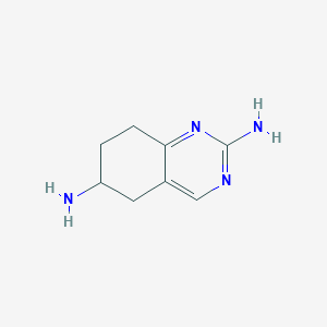 molecular formula C8H12N4 B3121421 5,6,7,8-Tetrahydroquinazoline-2,6-diamine CAS No. 285139-05-1