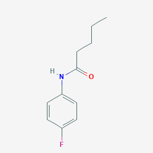 molecular formula C11H14FNO B312145 N-(4-fluorophenyl)pentanamide 