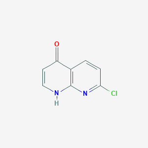molecular formula C8H5ClN2O B3121450 7-Chloro-1,8-naphthyridin-4(1H)-one CAS No. 286411-21-0
