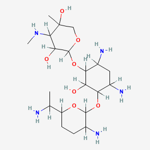 molecular formula C20H41N5O7 B3121504 Gentamicin C2 Pentaacetate Salt CAS No. 287916-51-2