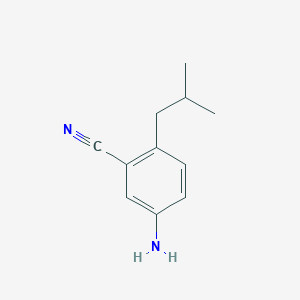 5-Amino-2-(2-methylpropyl)benzonitrile