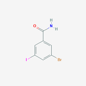 molecular formula C7H5BrINO B3121545 3-Bromo-5-iodobenzamide CAS No. 289039-19-6