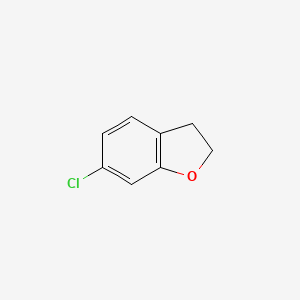 molecular formula C8H7ClO B3121552 6-Chloro-2,3-dihydrobenzofuran CAS No. 289058-21-5