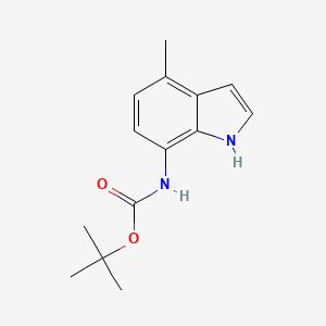 tert-Butyl (4-methyl-1H-indol-7-yl)carbamate