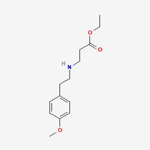 Ethyl 3-{[2-(4-methoxyphenyl)ethyl]amino}propanoate