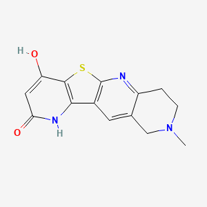 4-hydroxy-9-methyl-7,8,9,10-tetrahydropyrido[2',3':4,5]thieno[2,3-b][1,6]naphthyridin-2(1H)-one