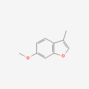 molecular formula C10H10O2 B3121644 6-Methoxy-3-methylbenzofuran CAS No. 29040-52-6