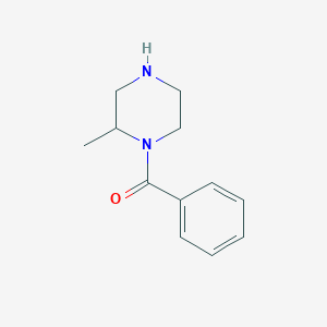 molecular formula C12H16N2O B3121706 1-Benzoyl-2-methylpiperazine CAS No. 292063-50-4