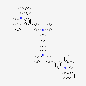 molecular formula C88H62N4 B3121758 N,N'-Diphenyl-N,N'-bis(4'-(N,N-bis(naphth-1-YL)-amino)-biphenyl-4-YL)-benzidine CAS No. 292827-46-4