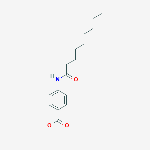 molecular formula C17H25NO3 B312176 Methyl 4-(nonanoylamino)benzoate 