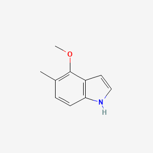 molecular formula C10H11NO B3121835 4-methoxy-5-methyl-1H-indole CAS No. 295325-86-9