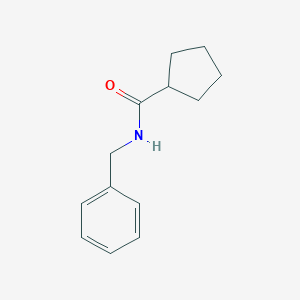 molecular formula C13H17NO B312190 N-benzylcyclopentanecarboxamide 
