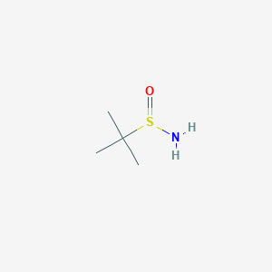 molecular formula C4H11NOS B031220 2-Methylpropane-2-sulfinamide CAS No. 146374-27-8