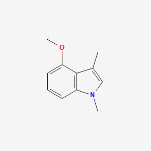 molecular formula C11H13NO B3122160 4-Methoxy-1,3-dimethyl-1H-indole CAS No. 300679-77-0