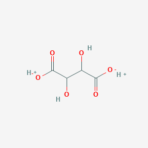 molecular formula C4H6O6<br>C4H6O6<br>COOH(CHOH)2COOH B031222 L-Tartaric acid CAS No. 133-37-9