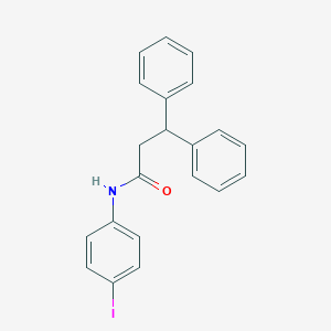 molecular formula C21H18INO B312222 N-(4-iodophenyl)-3,3-diphenylpropanamide 