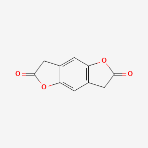 molecular formula C10H6O4 B3122267 3,7-dihydrofuro[2,3-f][1]benzofuran-2,6-dione CAS No. 30272-74-3