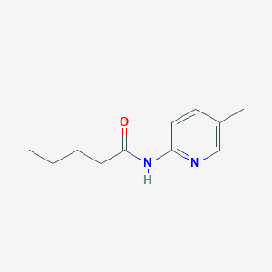 molecular formula C11H16N2O B312227 N-(5-methylpyridin-2-yl)pentanamide 