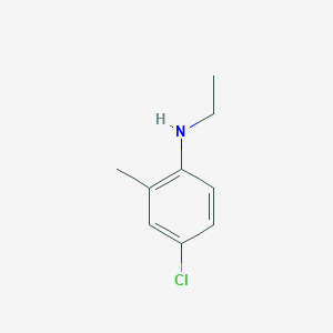 molecular formula C9H12ClN B3122272 4-chloro-N-ethyl-2-methylaniline CAS No. 30279-13-1