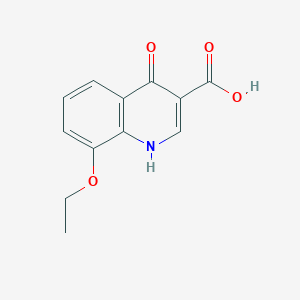 molecular formula C12H11NO4 B3122349 8-ethoxy-4-hydroxyquinoline-3-carboxylic acid CAS No. 303121-05-3