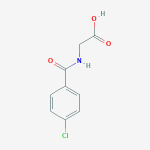 molecular formula C9H8ClNO3 B031224 4-Chlorohippuric acid CAS No. 13450-77-6