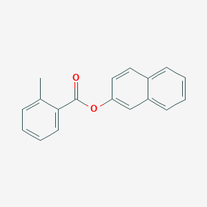 molecular formula C18H14O2 B312303 o-Toluic acid, 2-naphthyl ester 
