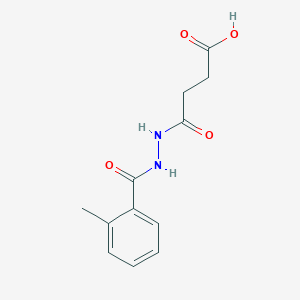 4-[2-(2-Methylbenzoyl)hydrazino]-4-oxobutanoic acid