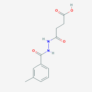 4-[2-(3-Methylbenzoyl)hydrazino]-4-oxobutanoic acid