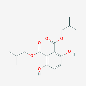 molecular formula C16H22O6 B3123159 Diisobutyl 3,6-dihydroxyphthalate CAS No. 305362-96-3