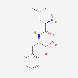 molecular formula C15H22N2O3 B3123235 Leucylphenylalanine CAS No. 3063-05-6