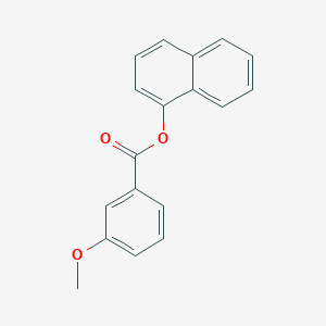 molecular formula C18H14O3 B312347 1-Naphthyl 3-methoxybenzoate 