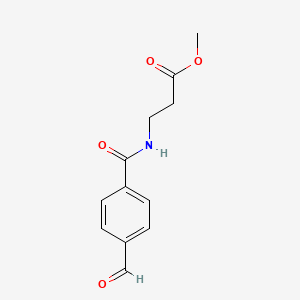 3-(4-Formylbenzoylamino)propionic acid methyl ester