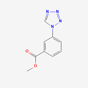 molecular formula C9H8N4O2 B3123543 methyl 3-(1H-tetrazol-1-yl)benzoate CAS No. 309279-57-0